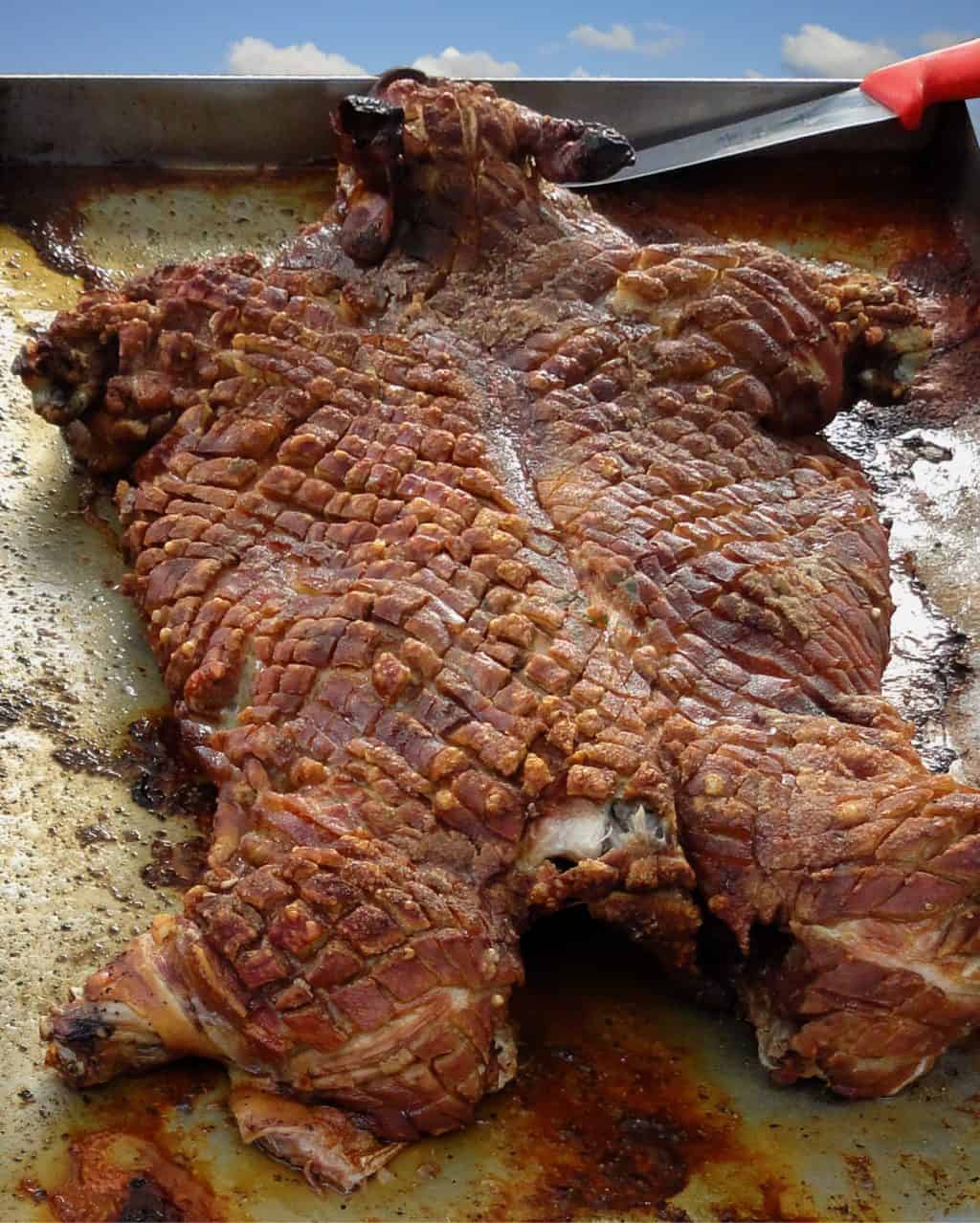 maialino alla brace