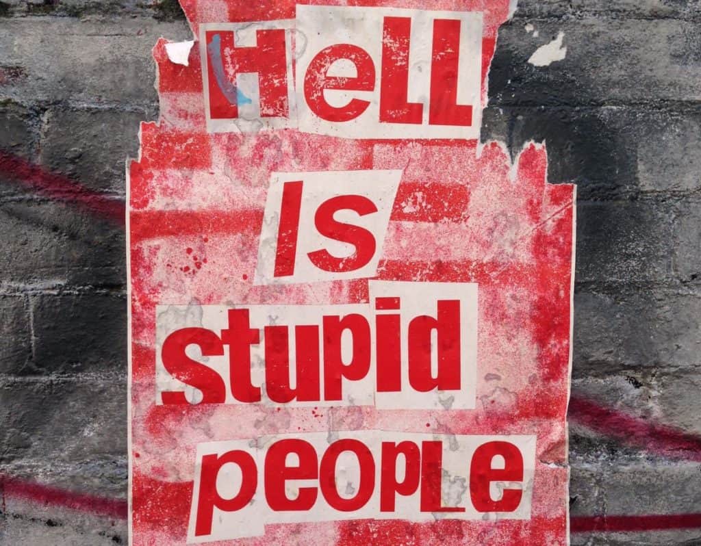 manifesto - Hell is stupid people