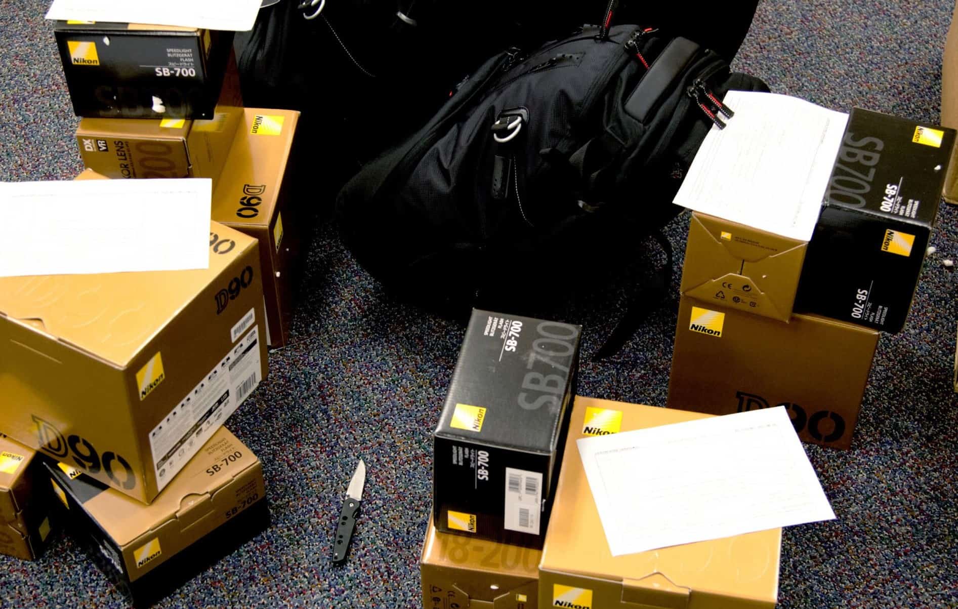 scatole kit Nikon D90