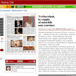 articolo online Verbavolant omofobia