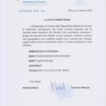 comunicato dell'ambasciata d'Ucraina in Italia